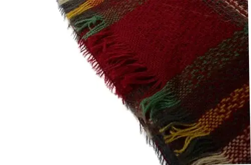 Wander Agio Womens Warm Long Shawl Winter Wraps Large Scarves Knit CasModazoneere Feel Plaid Triangle Scarf - 3