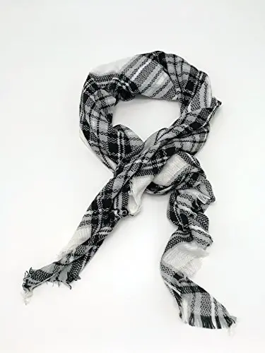 Wander Agio Womens Warm Long Shawl Winter Wraps Large Scarves Knit CasModazoneere Feel Plaid Triangle Scarf - 3