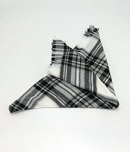 Wander Agio Womens Warm Long Shawl Winter Wraps Large Scarves Knit CasModazoneere Feel Plaid Triangle Scarf - 5