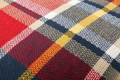 Wander Agio Womens Warm Long Shawl Winter Wraps Large Scarves Knit CasModazoneere Feel Plaid Triangle Scarf - 3