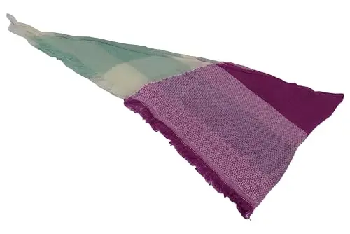 Wander Agio Womens Warm Long Shawl Winter Wraps Large Scarves Knit CasModazoneere Feel Plaid Triangle Scarf - 5