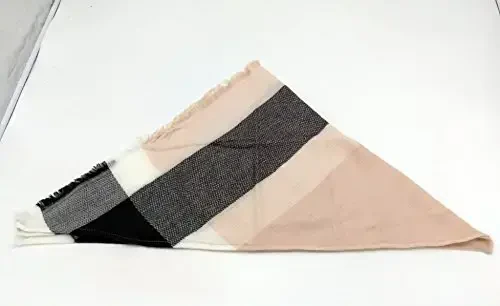 Wander Agio Womens Warm Long Shawl Winter Wraps Large Scarves Knit CasModazoneere Feel Plaid Triangle Scarf - 3