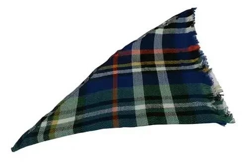 Wander Agio Womens Warm Long Shawl Winter Wraps Large Scarves Knit Cashmere Feel Plaid Triangle Scarf - 5