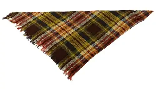 Wander Agio Womens Warm Long Shawl Winter Wraps Large Scarves Knit CasModazoneere Feel Plaid Triangle Scarf - 3