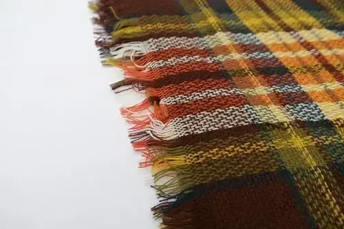 Wander Agio Womens Warm Long Shawl Winter Wraps Large Scarves Knit CasModazoneere Feel Plaid Triangle Scarf - 4