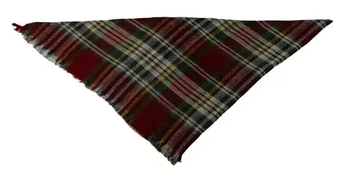Wander Agio Womens Warm Long Shawl Winter Wraps Large Scarves Knit CasModazoneere Feel Plaid Triangle Scarf - 4