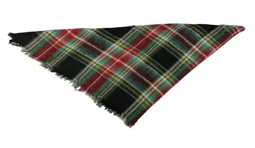 Wander Agio Womens Warm Long Shawl Winter Wraps Large Scarves Knit CasModazoneere Feel Plaid Triangle Scarf - 3