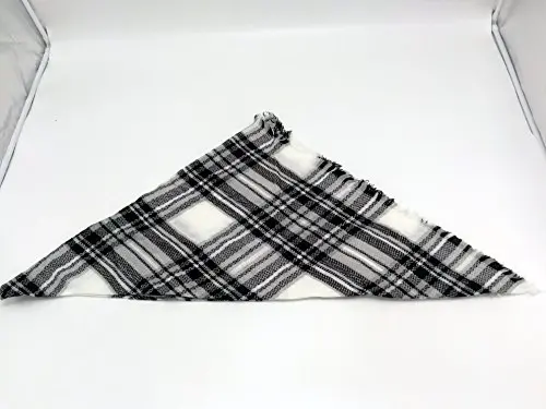 Wander Agio Womens Warm Long Shawl Winter Wraps Large Scarves Knit CasModazoneere Feel Plaid Triangle Scarf - 4
