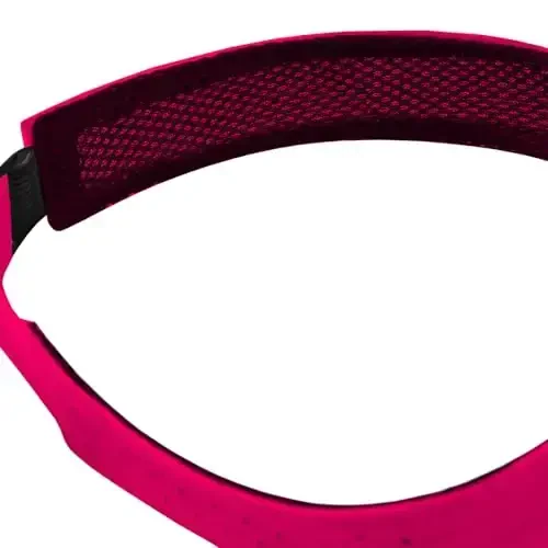 WANDER Sports Sun Visor Hats Adjustable Running Golf Tennis Mesh Folding Cap for Women Men - 5