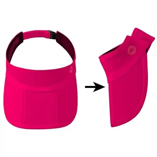 WANDER Sports Sun Visor Hats Adjustable Running Golf Tennis Mesh Folding Cap for Women Men - MODAZONE (1)