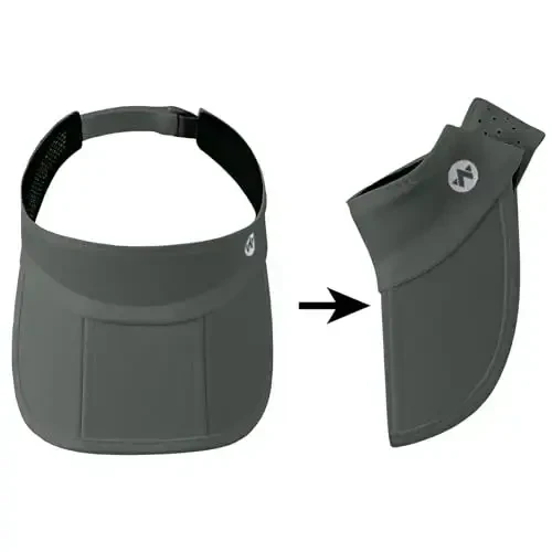 WANDER Sports Sun Visor Hats Adjustable Running Golf Tennis Mesh Folding Cap for Women Men - MODAZONE (1)