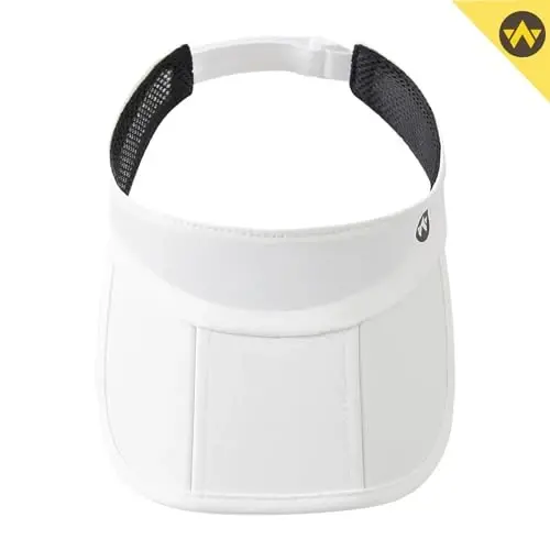 WANDER Sports Sun Visor Hats Adjustable Running Golf Tennis Mesh Folding Cap for Women Men - 6