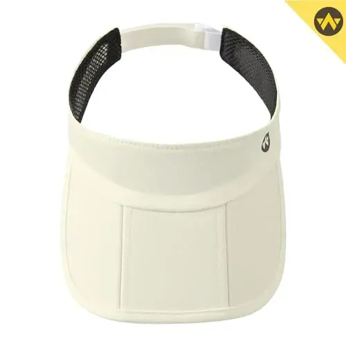 WANDER Sports Sun Visor Hats Adjustable Running Golf Tennis Mesh Folding Cap for Women Men - 12