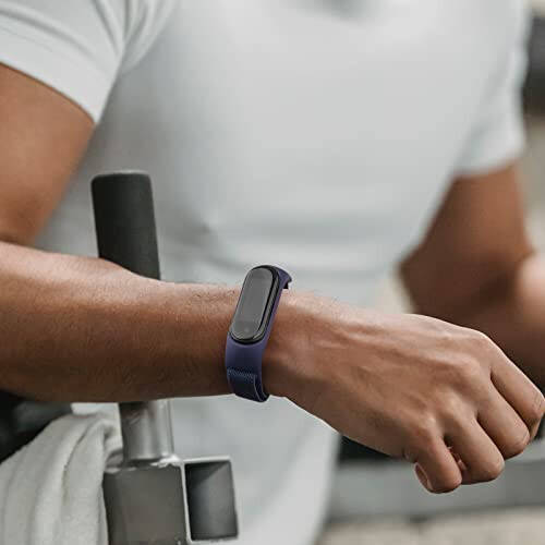 Wanme Xiaomi Mi Band 5/6/7 uchun tasmalar Ayollar Erkaklar uchun, yumshoq elastik sport tasmasi Amazfit Band 5 bilan mos keladigan almashtirish tasmalari bilaguzuk aksessuarlari - 10