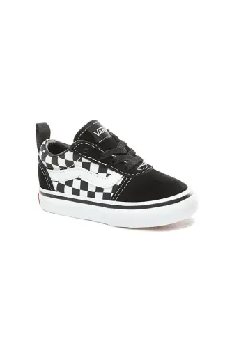 Td Ward Slip-on Unisex Çocuk Siyah Günlük Ayakkabı UNISEX ÇOCUK LS AYAKKABI VN0A3QU1PVJ1 - Siyah-BEYAZ - 9
