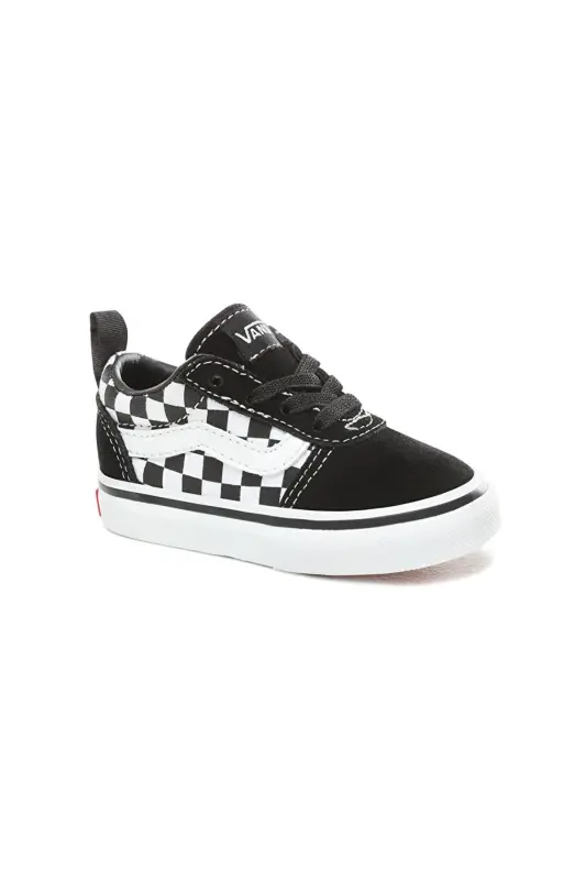 Td Ward Slip-on Unisex Çocuk Siyah Günlük Ayakkabı UNISEX ÇOCUK LS AYAKKABI VN0A3QU1PVJ1 - Siyah-BEYAZ - 9