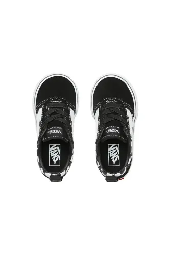 Td Ward Slip-on Unisex Çocuk Siyah Günlük Ayakkabı UNISEX ÇOCUK LS AYAKKABI VN0A3QU1PVJ1 - Siyah-BEYAZ - 10