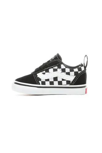 Td Ward Slip-on Unisex Çocuk Siyah Günlük Ayakkabı UNISEX ÇOCUK LS AYAKKABI VN0A3QU1PVJ1 - Siyah-BEYAZ - VANS (1)