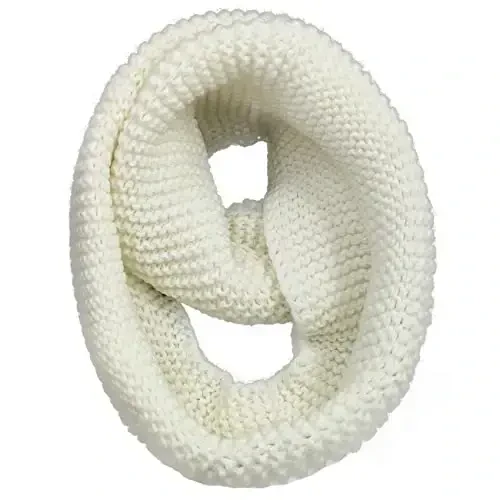 Warm Scarf for Winter Women & Men, Knit Wool Loop Infinity Scarves Thick & Chunky Neck Warmer For Cold Weather U-SY-WS7 - MODAZONE