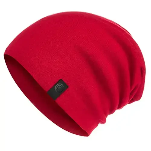 Warm Slouchy Beanie Hat - Deliciously Soft Daily Beanie in Fine Knit - 5