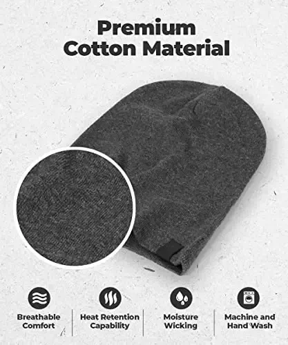 Warm Slouchy Beanie Hat - Deliciously Soft Daily Beanie in Fine Knit - Modazone (1)