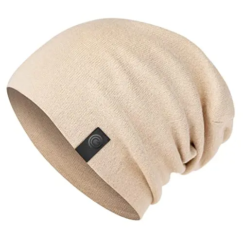 Warm Slouchy Beanie Hat - Deliciously Soft Daily Beanie in Fine Knit - MODAZONE