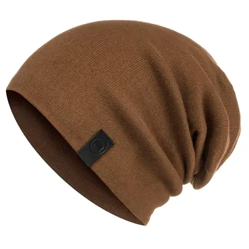 Warm Slouchy Beanie Hat - Deliciously Soft Daily Beanie in Fine Knit - 2