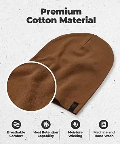 Warm Slouchy Beanie Hat - Deliciously Soft Daily Beanie in Fine Knit - 2