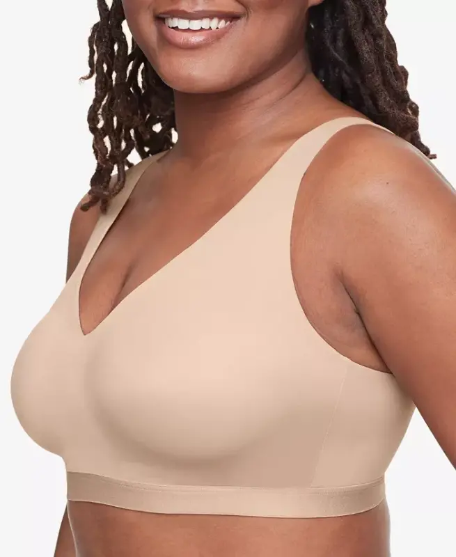 Warners® Cloud 9® Super Soft, Smooth Invisible Look Wireless Lightly Lined Comfort Bra RM1041A-Butterscotch (Nude 5) - 2