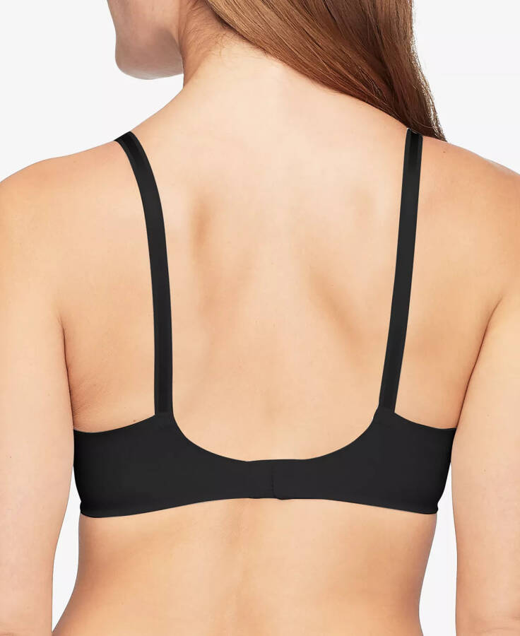 Warners® No Side Effects® Underarm-Smoothing Comfort Wireless Lightly Lined T-Shirt Bra 1056 Black - 2