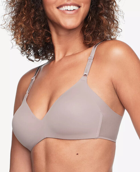 Warners® No Side Effects® Underarm-Smoothing Comfort Wireless Lightly Lined T-Shirt Bra 1056 Mink - 1