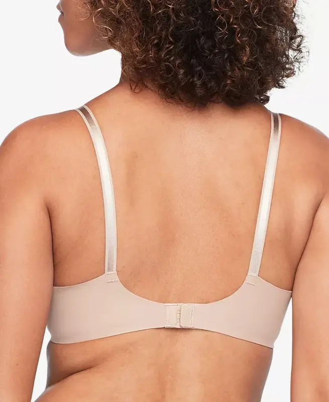 Warners® No Side Effects® Underarm-Smoothing Comfort Wireless Lightly Lined T-Shirt Bra 1056 - Toasted Almond - 2