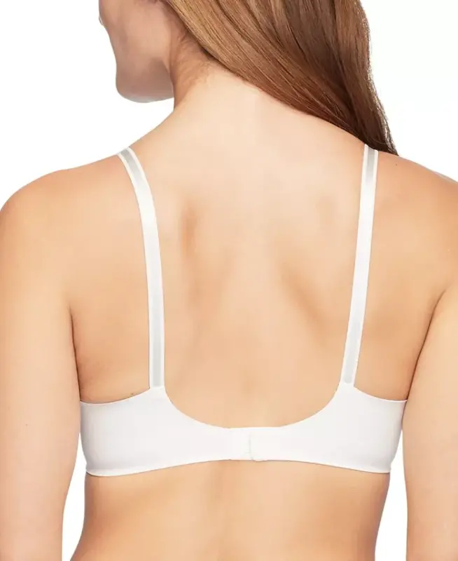 Warners® No Side Effects® Underarm-Smoothing Comfort Wireless Lightly Lined T-Shirt Bra 1056 - White - 2