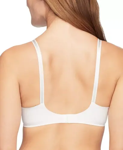 Warners® No Side Effects® Underarm-Smoothing Comfort Wireless Lightly Lined T-Shirt Bra 1056 - White - WARNER'S (1)