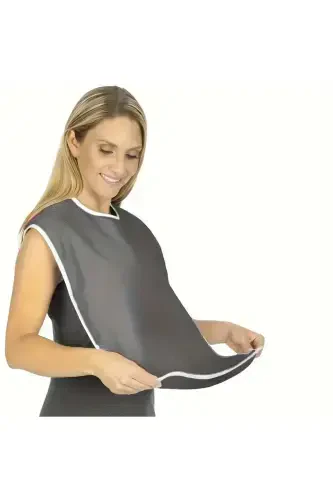 Washable Adult Bib for Sick Meals/Food - 4