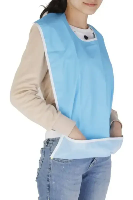 Washable Adult Bib for Sick Meals/Food - 7
