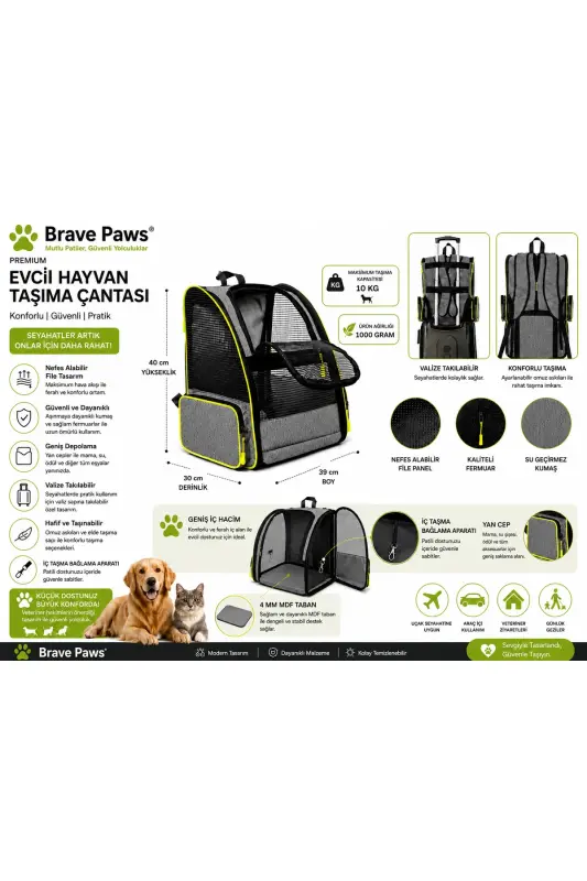 WASHABLE CAT AND DOG BAG PLASTIC MESH PYRAMID MODEL - 2