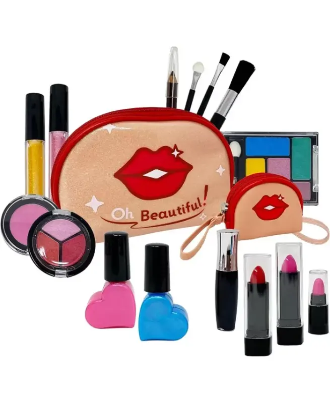 Washable Girls Makeup Kit - 16 Pieces Set-Assorted Pre-Pack - 1
