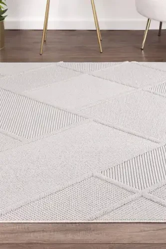 Washable Modern Fringe Woven Rug Runner Hallway Living Room Lounge Kitchen Rug - 7