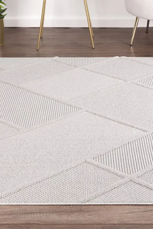 Washable Modern Fringe Woven Rug Runner Hallway Living Room Lounge Kitchen Rug - 7