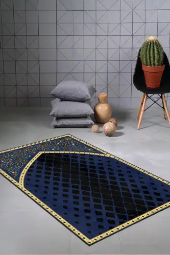 Washable, non-slip base, thin prayer rug. Ideal for outdoor use. - 3