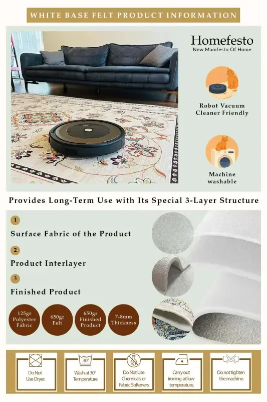 Washable Non-Slip Thin Carpet (Outdoor) - 7