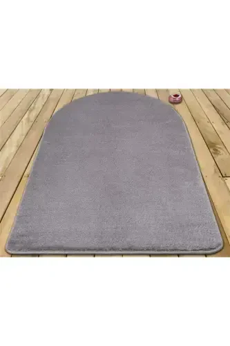 Washable Prayer Rug Soft Shaggy Plush Puffy Painless Kneeling Prayer Mat Light Grey - GENEL MARKALAR (1)