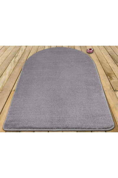 Washable Prayer Rug Soft Shaggy Plush Puffy Painless Kneeling Prayer Mat Light Grey - 2