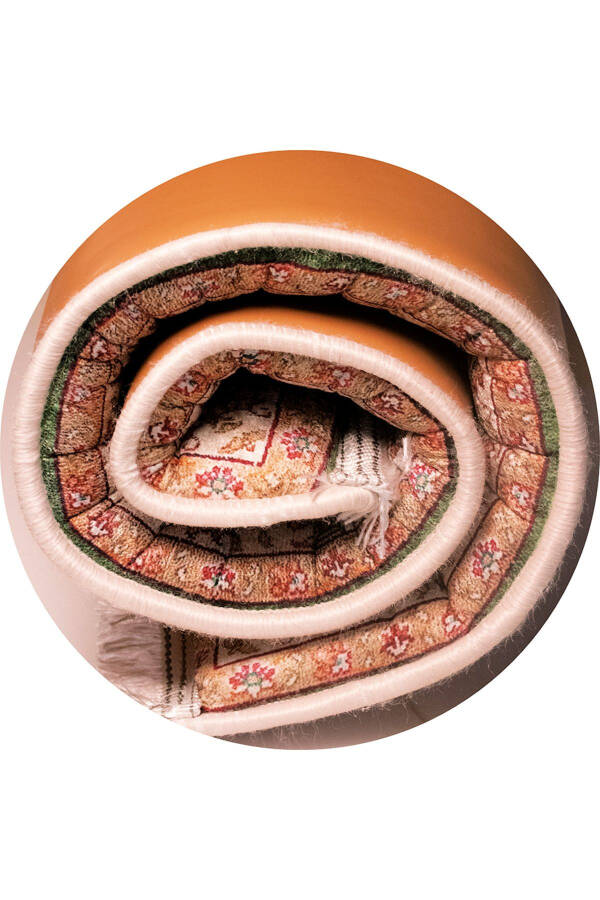 Washable, soft and foldable prayer rug. Perfect for dowry or as a gift. (70x120cm) - 17