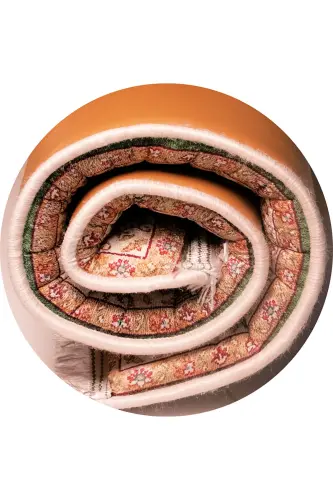 Washable, soft and foldable prayer rug. Perfect for dowry or as a gift. (70x120cm) - 3