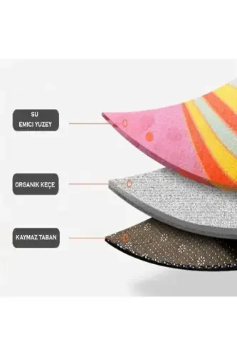 Washing Machine Cover Dryer Protection Mat Waterproof Non-slip Washable Dsn-05-Pattern - 4