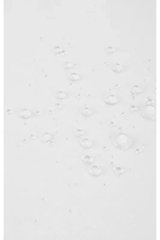 Washing Machine Cover Embroidered Waterproof Fabric White Color-WHITE - 2