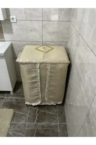 Washing Machine Cover - Gold Yellow - 1