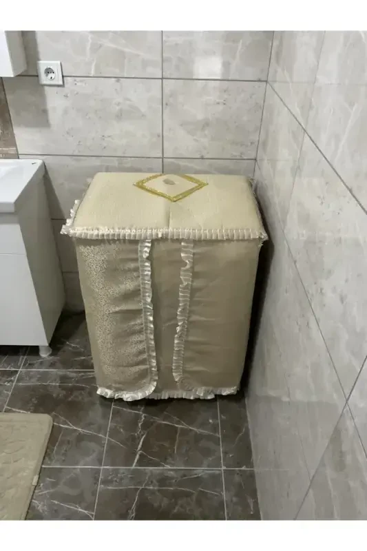 Washing Machine Cover - Gold Yellow - 1